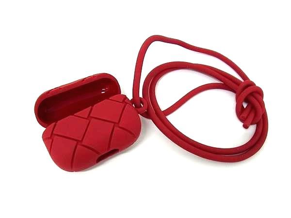 Bottega Veneta Rubber Airpods Case Airpods Case Women's Men's Red