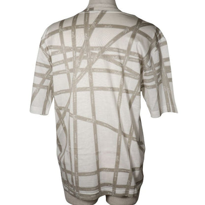 Hermes Bolduc Ribbon Cotton White/beige Women's Short Sleeve T-shirt