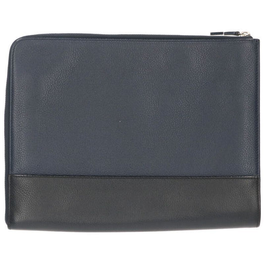 Dior Homme L-shape Zip Leather Clutch Bag Men's