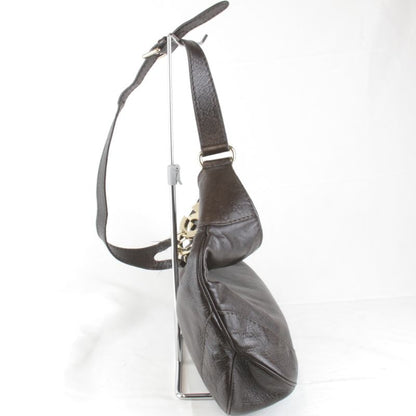 Gucci 203503 486628 Shoulder Bag Leather Brown
