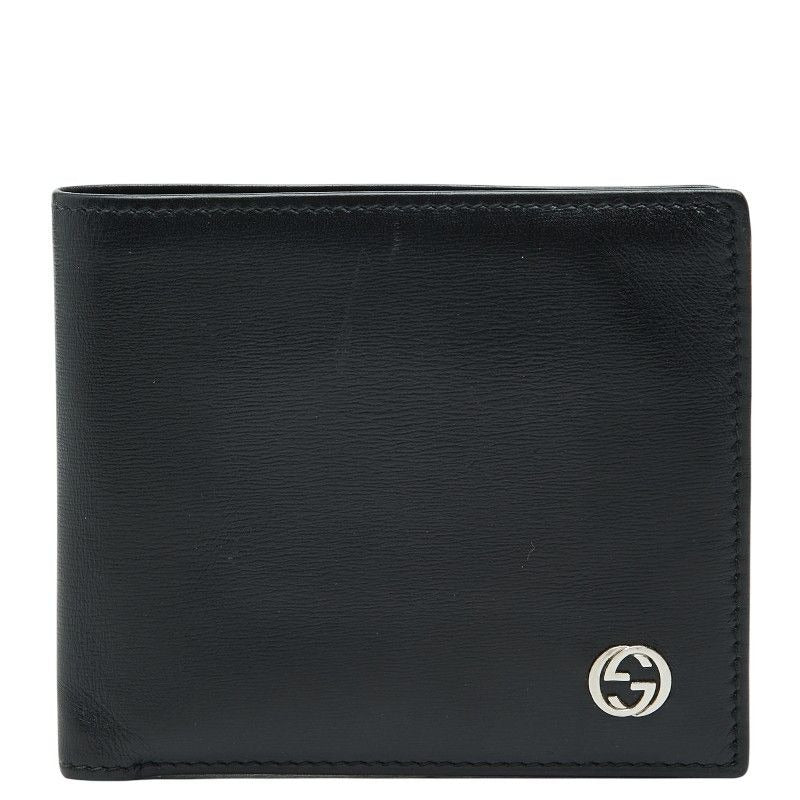 Gucci Interlocking Black Leather