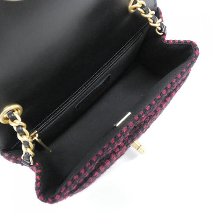 Chanel Shoulder Bag Cotton Tweed — view 6