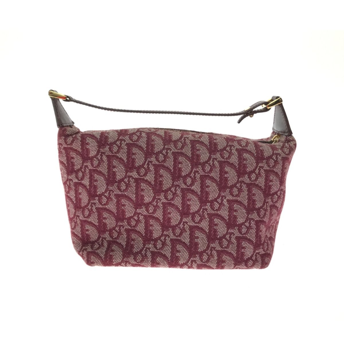 Christian Dior Handbag Cm0093 Trotter Pattern Bordeaux
