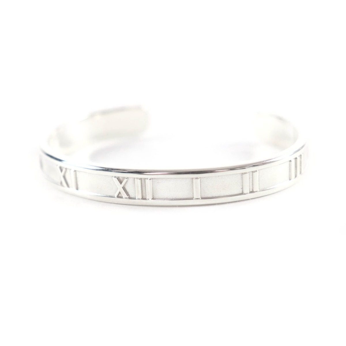Tiffany & Co 925 Atlas Open Bangle Bracelet Silver Weight