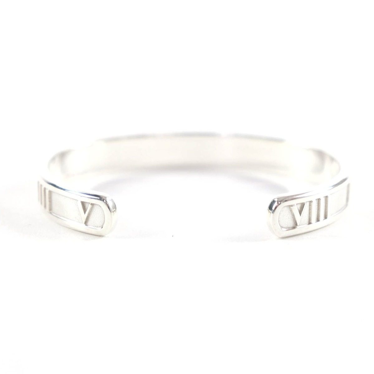 Tiffany & Co 925 Atlas Open Bangle Bracelet Silver Weight — view 3