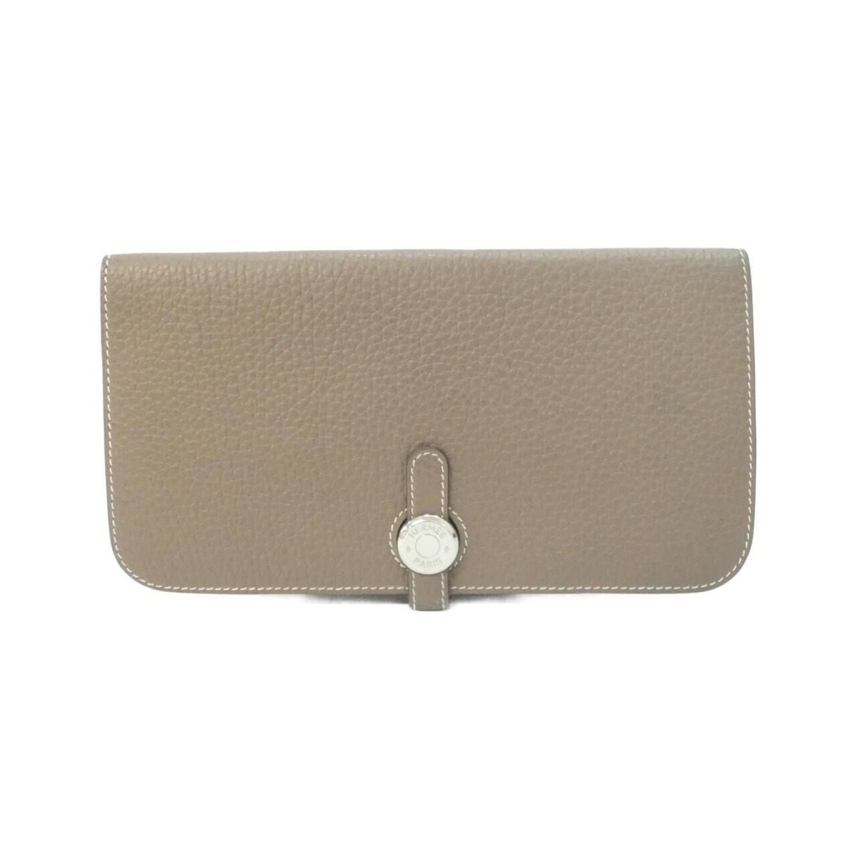 Hermes Dogon Wallet Gray