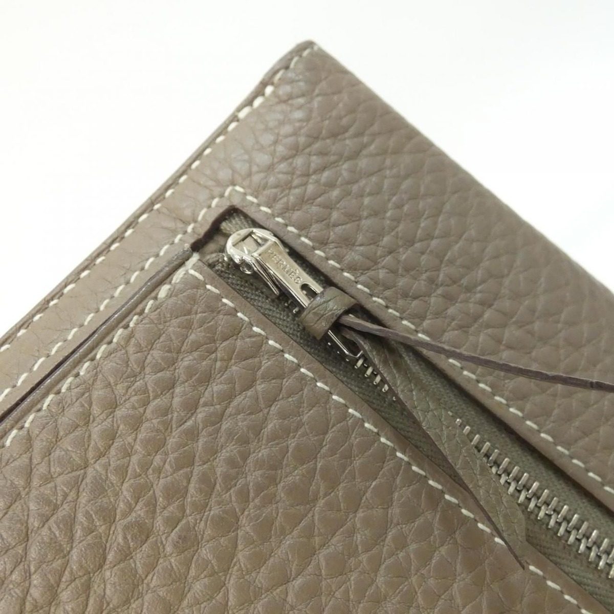 Hermes Dogon Wallet Gray — view 5