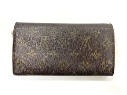 Louis Vuitton Monogram Pochette Portmonnaie Cles Di Long Wallet M61725 Brown