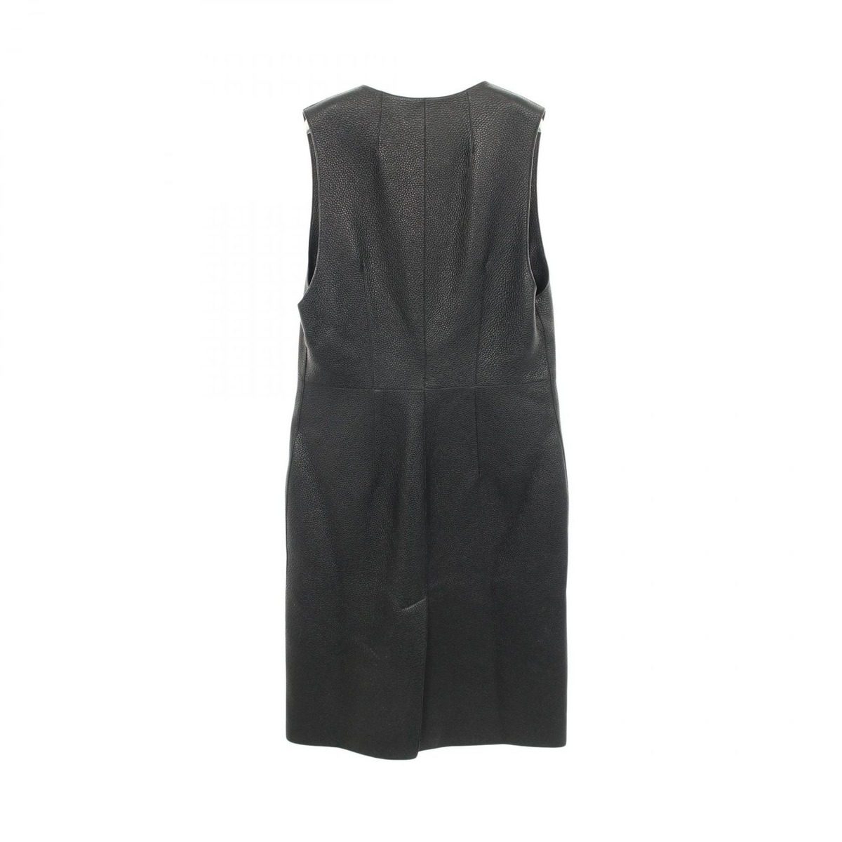 Hermes Vest Series Button Long Gilet Black — view 2