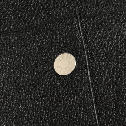 Hermes Vest Series Button Long Gilet Black — view 7