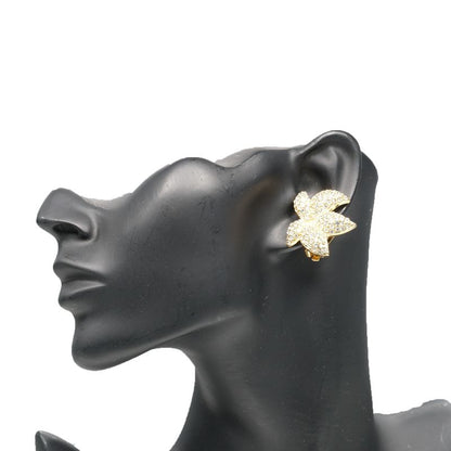 [dior] Christian Dior Gold Plated And Rhinestone Ladies 25.0g Earring