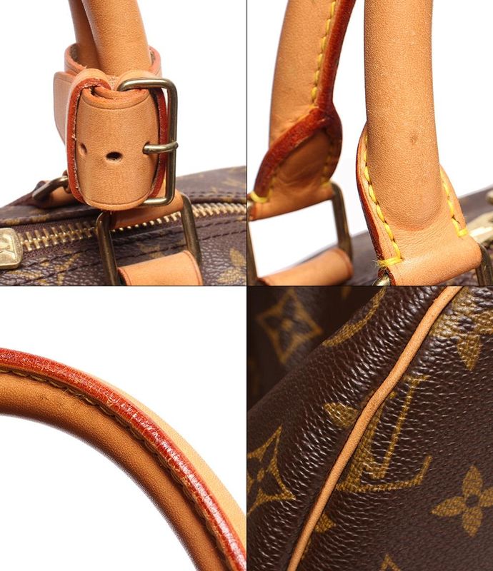 Louis Vuitton Boston Bag Double Zipper Closure Gold Hardware Keepall 50 M41426