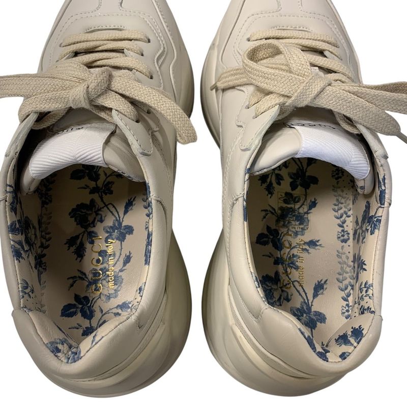 2984 Gucci 524990 Light Glitter Logo Sneakers Shoes Preowned Excellent Condition