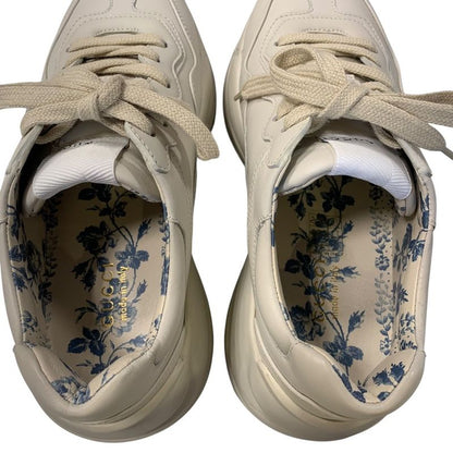 2984 Gucci 524990 Light Glitter Logo Sneakers Shoes Preowned Excellent Condition