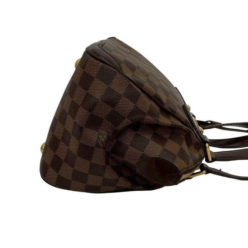 Louis Vuitton Verona PM Damier Leather Handbag Tote Bag Brown