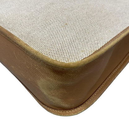 Hermes Shoulder Bag Vespa PM Beige And Brown Gold Hardware Leather