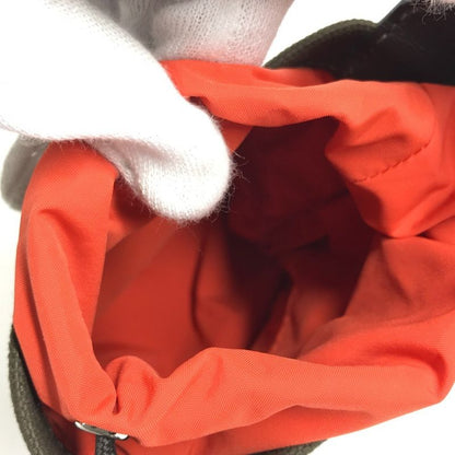 Hermes Pouch Dog Treat Pouch H800617ekaa Leather / Coated Canvas Khaki / Foo