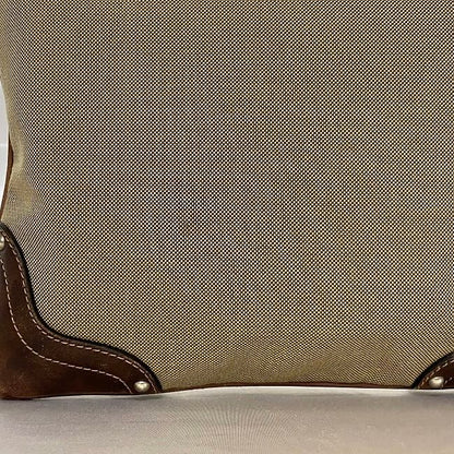 Prada Shoulder Bag Beige Brown Bt0536 Excellent Condition Jacquard