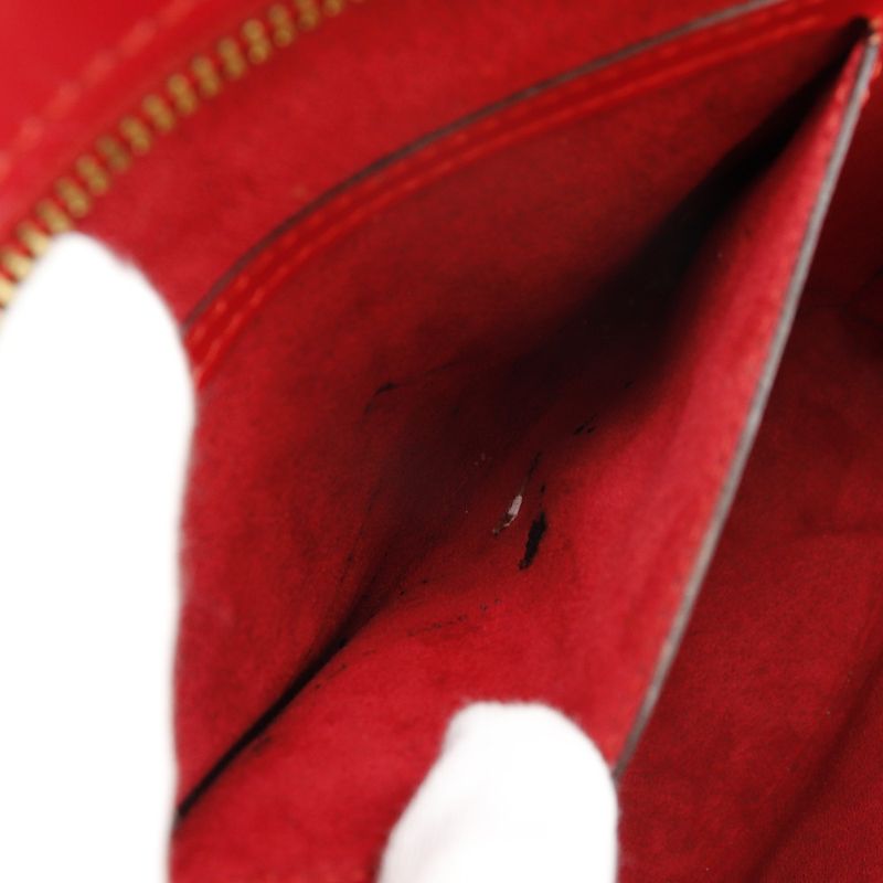 Louis Vuitton Saint-jacques M52277 Epi Leather Castilian Red As0996 Women's