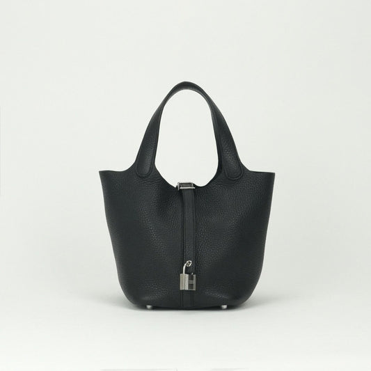 Hermes Picotin Lock PM 18 Tote Noir Black