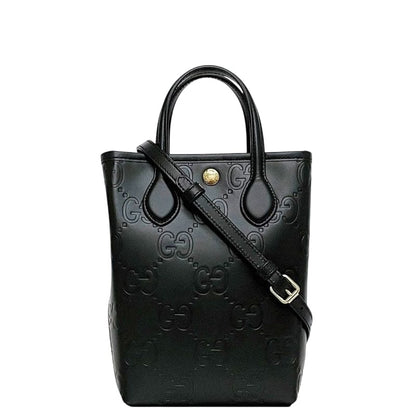 Gucci 2 way Bag Super Mini Black Now Line