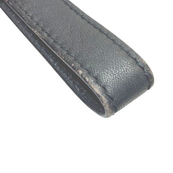 Loewe Black Leather Bag Clutch Bag Second Bag Men's