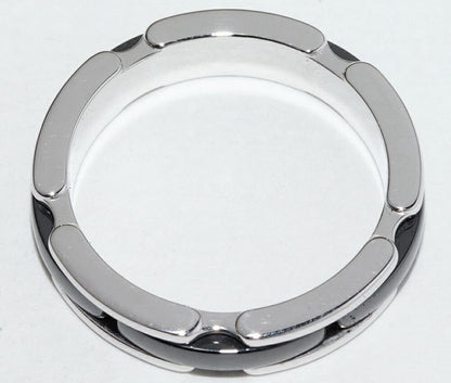 Chanel Ring 18K White Gold Black Ceramic J12 Ultra Collection Ring Small Model