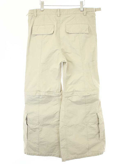 Balenciaga 23aw Flared Cargo Pants Flared Cargo Long Pants 768810 Tkp27 Beige L