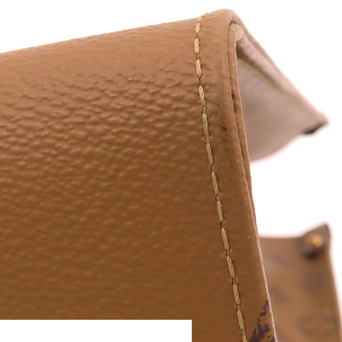 Louis Vuitton On The Go GM Brown Camel Gold Monogram Reverse Giant 2-Way Tote — view 8