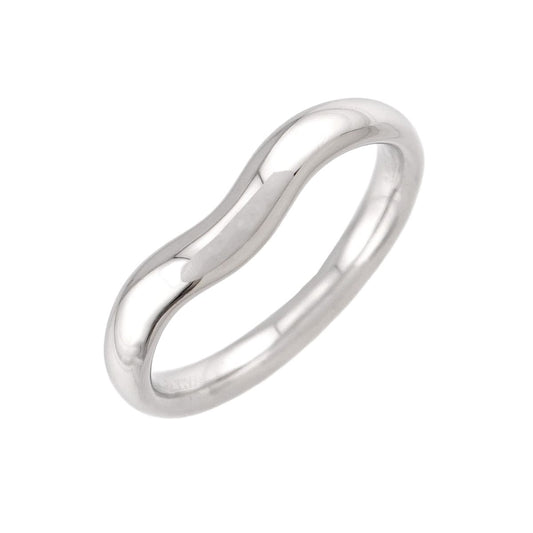 Tiffany & Co Wide Curved Band Ring Pt Platinum