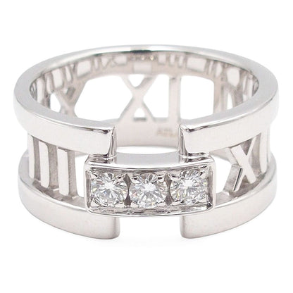 Tiffany & Co Open Atlas Ring White Gold 18K Diamond — view 2