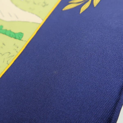Hermes Carre 90 Costumes DES Departements Department Costume Navy Scarf Silk