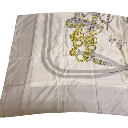 Hermes Carre 140 Ceremonial Maitre D' Surteint Brides De GALA Scarf Bag Brand