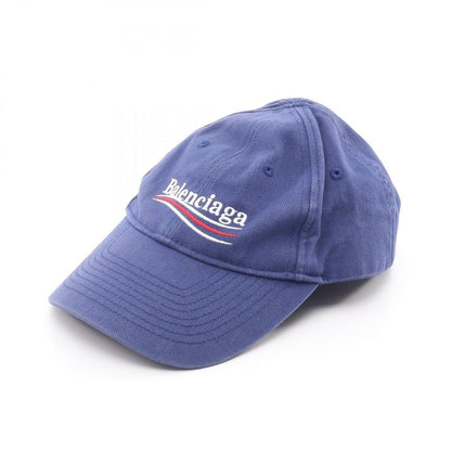 Balenciaga Cap Campaign Logo Cap Blue Hat