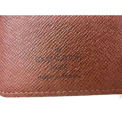 Louis Vuitton Notebook Cover Agenda PM Brown Monogram 6 Holes — view 2