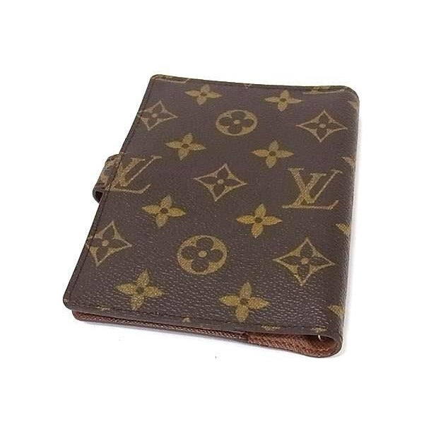 Louis Vuitton Notebook Cover Agenda PM Brown Monogram 6 Holes — view 3