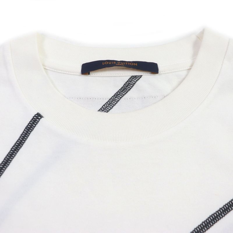 Louis Vuitton NBA Hky22w Embroidery Detail Crew Neck Short Sleeve T-shirt