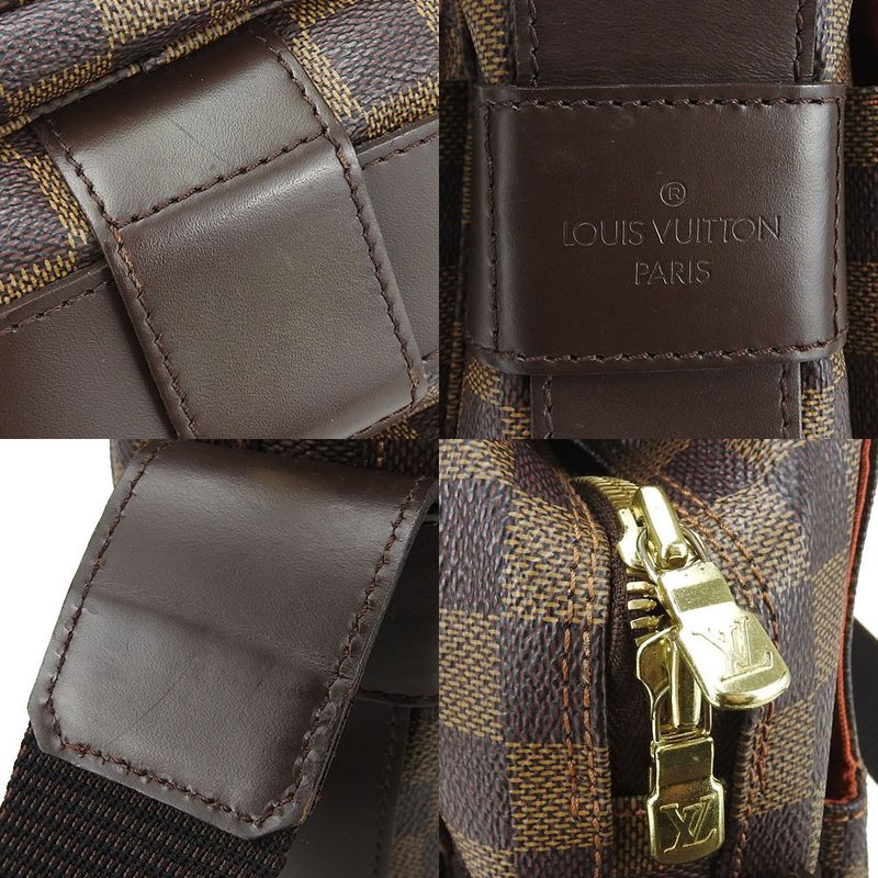 Louis Vuitton Naviglio Shoulder Bag N45255 Damier Canvas Brown Diagonal Men