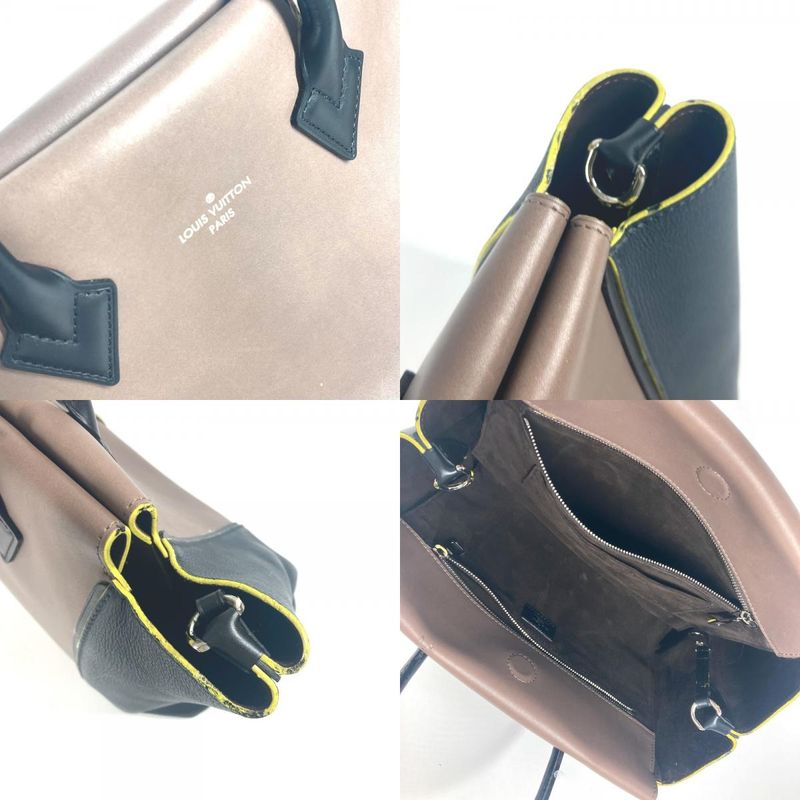 Louis Vuitton Handbag Tote W Cuir Orfebvre M94481 Leather Brown