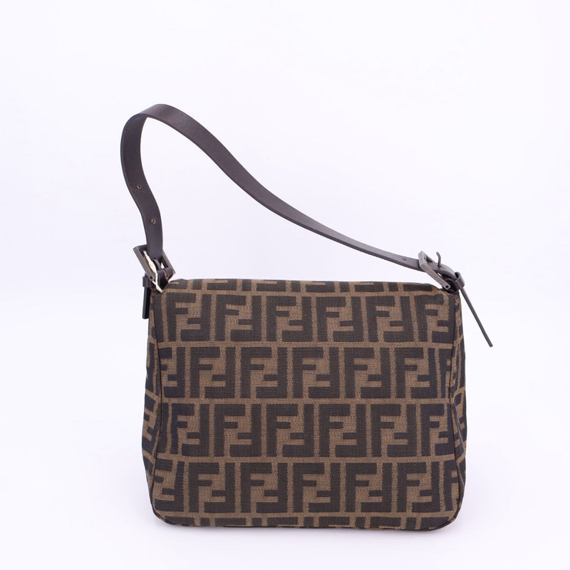 Fendi Zucca Shoulder Bag Brown