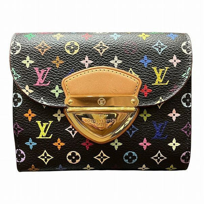 Louis Vuitton Monogram Multicolor Portefeuille Joy M60283 Trifold Wallet For