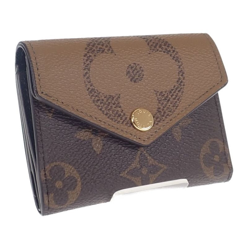 Louis Vuitton Portefeuille Zoe Trifold Wallet Monogram Giant Brown