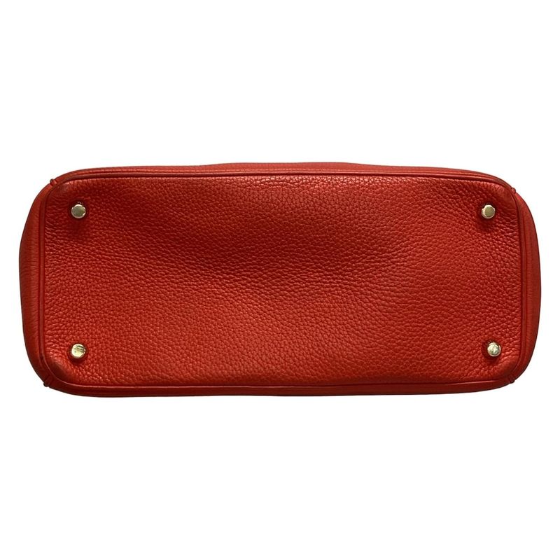 Dior/christian Dior Handbag Bedior Red Leather