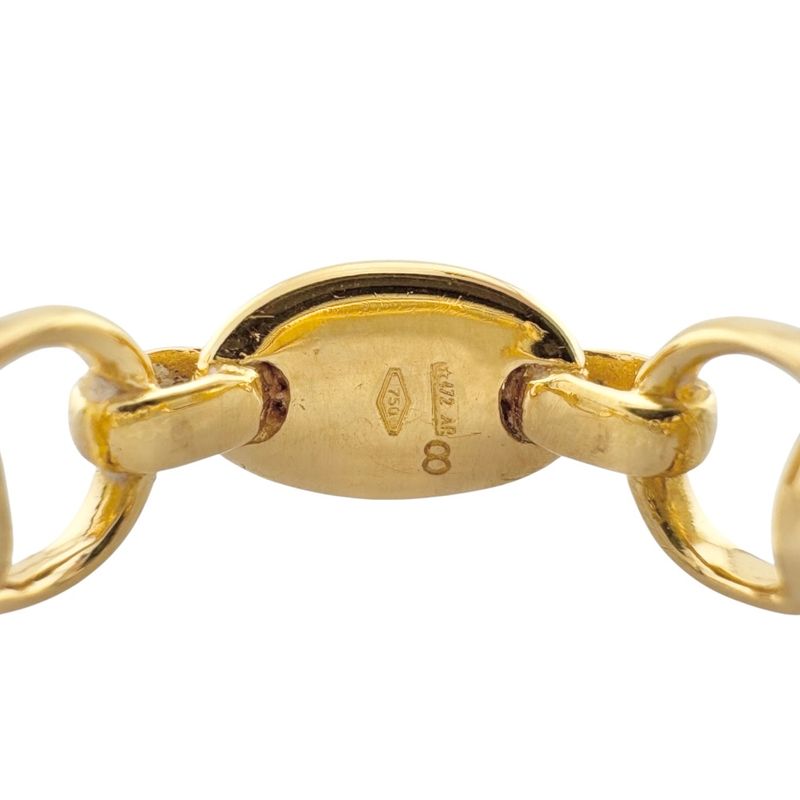 Gucci Horsebit Ring Size 8 18k Gold 18K Yellow Gold Ladies Gucci  Gucci