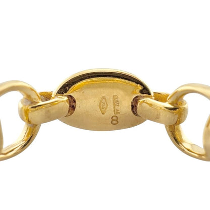 Gucci Horsebit Ring Size 8 18k Gold 18K Yellow Gold Ladies Gucci  Gucci