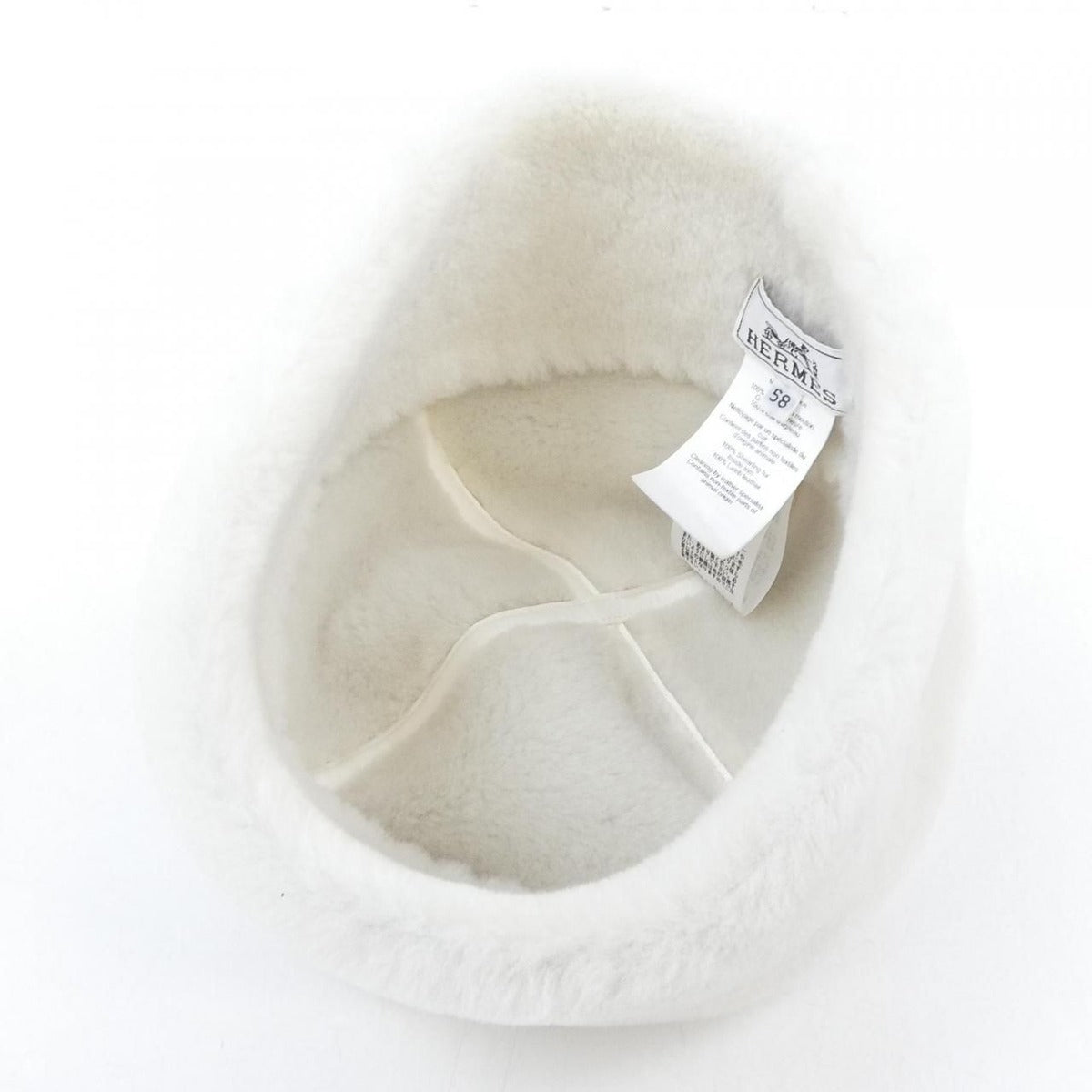Hermes Cap Beige 58 — view 5