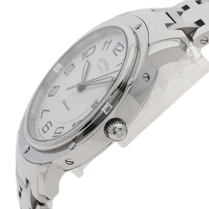Hermes Cp2810 Clipper Classic Watch SS Men's