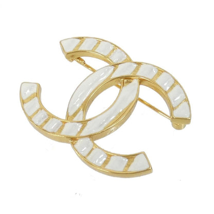 Chanel Brooch White