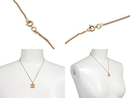 Chanel CC Logo Necklace 05 42 Gold Metal — view 6