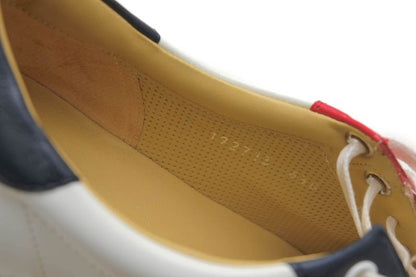 Gucci Shoes Sneakers Shoes Low Cut Ladies Women Leather Genuine White 192713